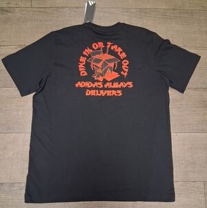 Adidas Exclusive Uk Limited Anime Graphic Noodle Box Men's T-Shirt New